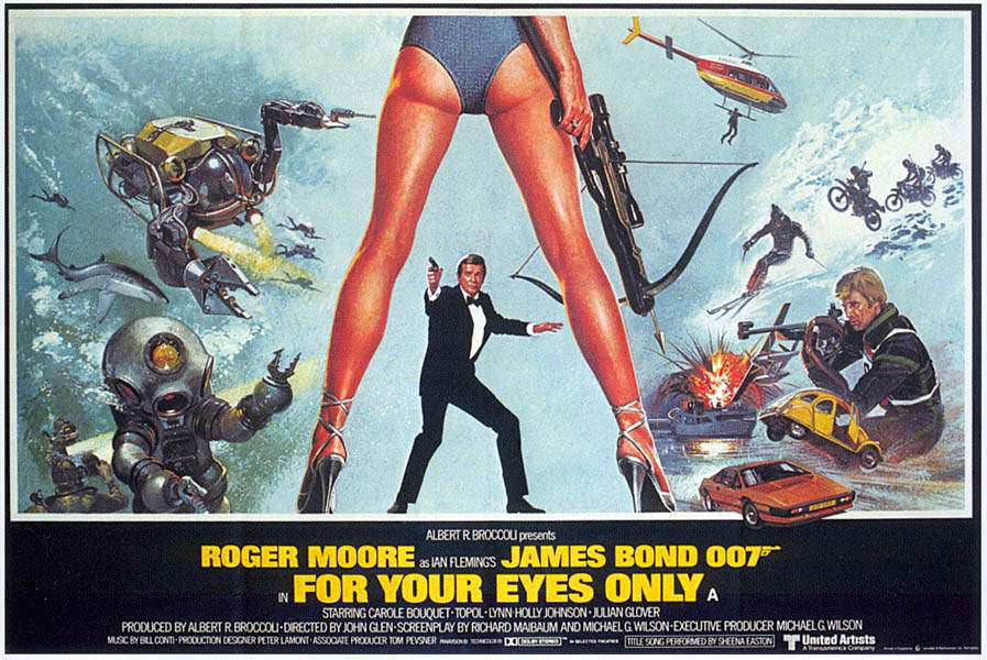 "For Your Eyes Only" (1981) James Bond poster